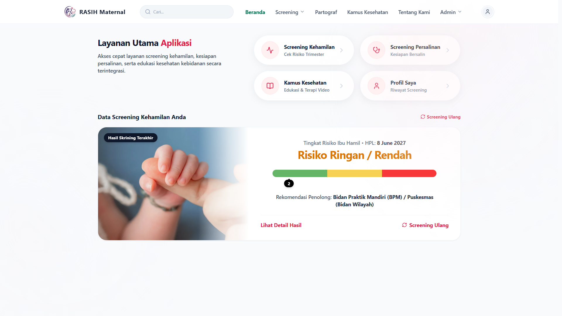 RASIH Maternal Platform